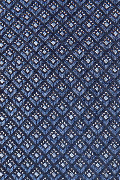 KENNETH COLE - עניבת משי טהור בצבע כחול - MASHBIR//365