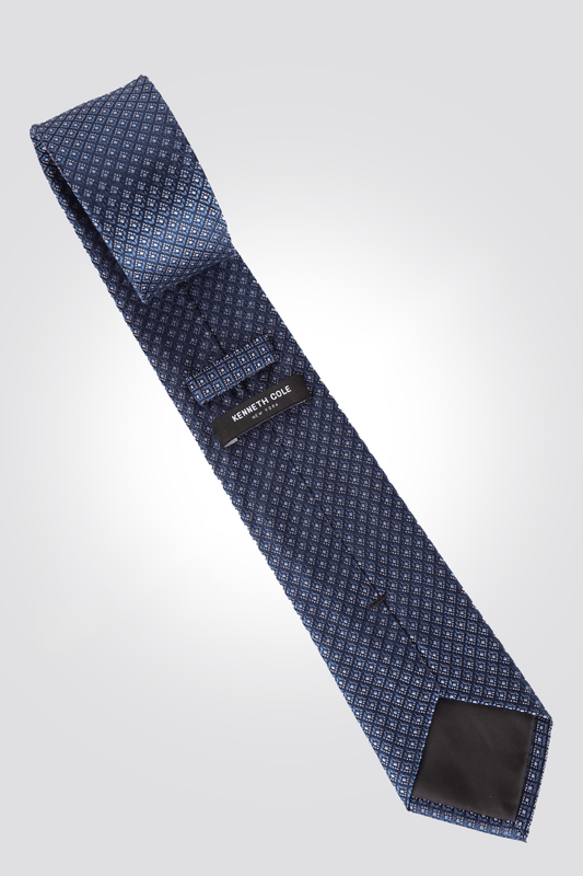 KENNETH COLE - עניבת משי טהור בצבע כחול - MASHBIR//365