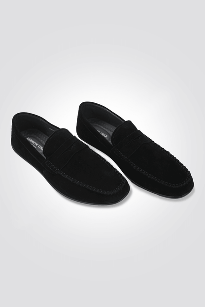 KENNETH COLE - נעל מוקסין לגבר בצבע בשחור - MASHBIR//365