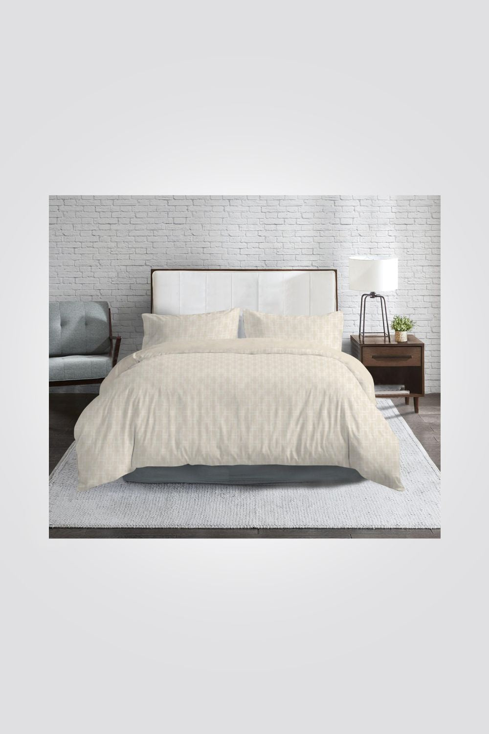 KENNETH COLE - סט מצעים יחיד 90/200 ס"מ כותנה סאטן דגם HUDSON - MASHBIR//365