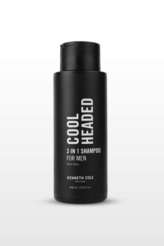 KENNETH COLE - שמפו לגבר 3 ב1 400 מ'ל COOL HEADED Citrus Spicy - MASHBIR//365