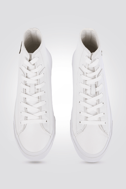KENNETH COLE - סניקרס לנשים HIGH LEATHER בצבע לבן - MASHBIR//365