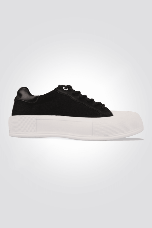 KENNETH COLE - סניקרס לנשים PLATEU LEATHER בצבע שחור - MASHBIR//365