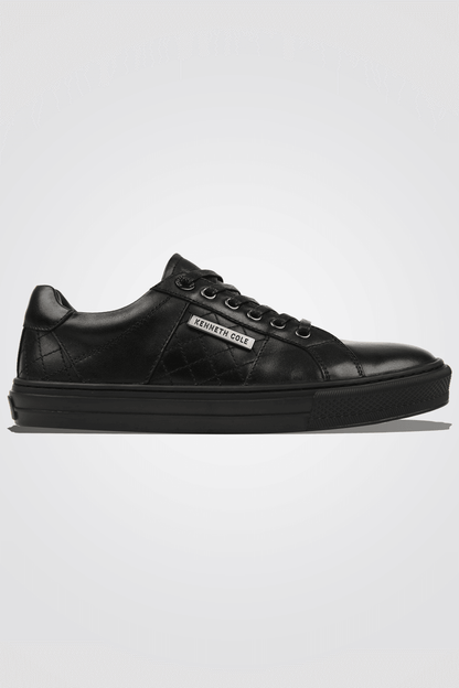KENNETH COLE - סניקרס עור בצבע שחור - MASHBIR//365