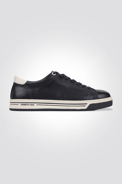 KENNETH COLE - סניקרס עור לגבר בצבע נייבי כהה - MASHBIR//365