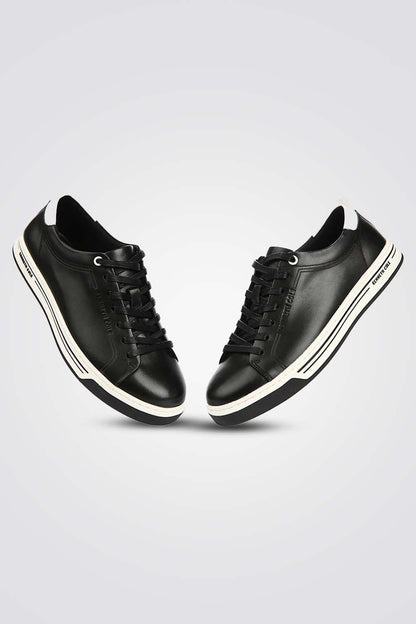 KENNETH COLE - סניקרס עור לגבר בצבע שחור - MASHBIR//365