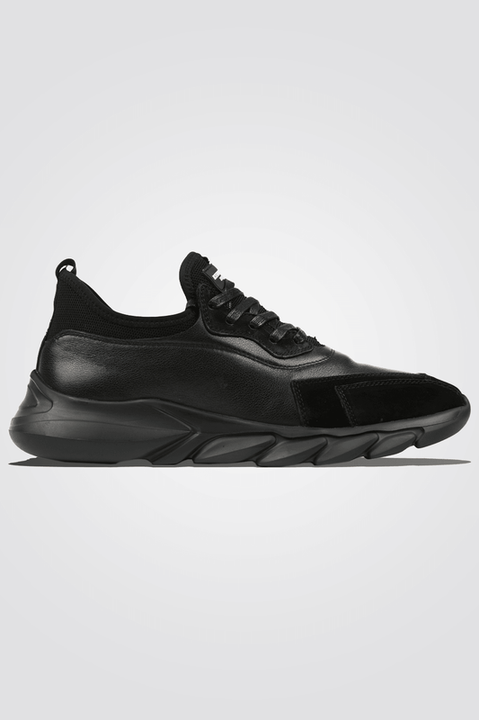 KENNETH COLE - סניקרס עור משולב שחור - MASHBIR//365