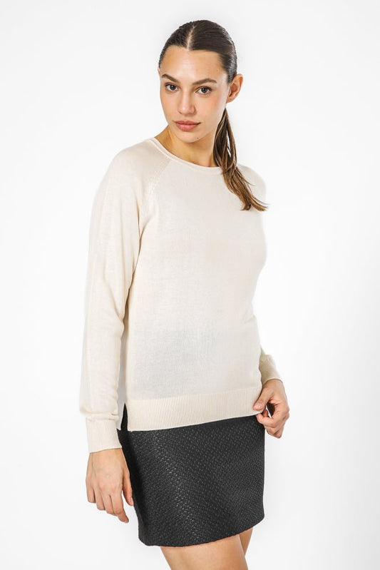 KENNETH COLE - סריג דק בצבע קרם - MASHBIR//365