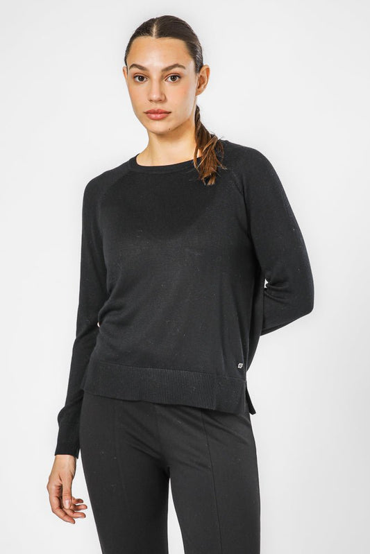 KENNETH COLE - סריג דק בצבע שחור - MASHBIR//365