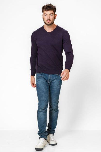 KENNETH COLE - סריג LAMBSWOOL בצבע סגול - MASHBIR//365