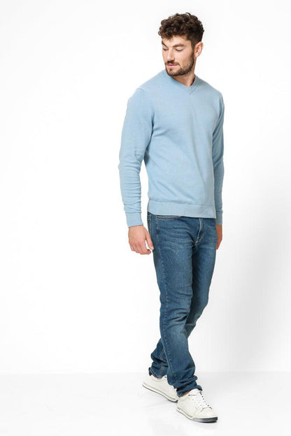 KENNETH COLE - סריג PROMO V תכלת - MASHBIR//365