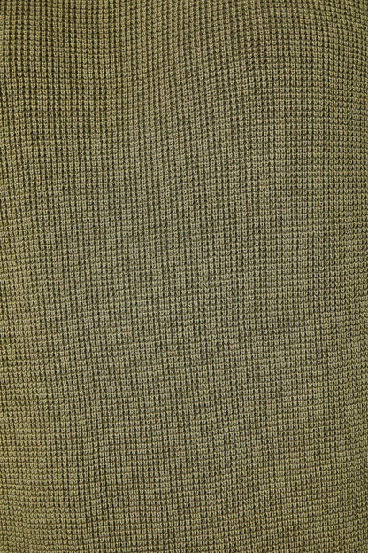 KENNETH COLE - סריג וואפל בצבע זית - MASHBIR//365