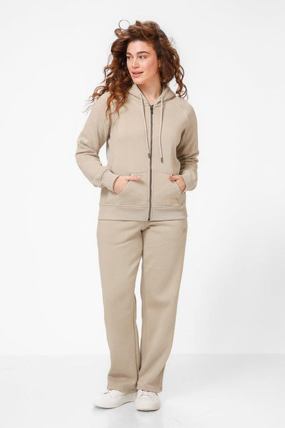 KENNETH COLE - סווטשירט עם כובע בצבע בז' - MASHBIR//365