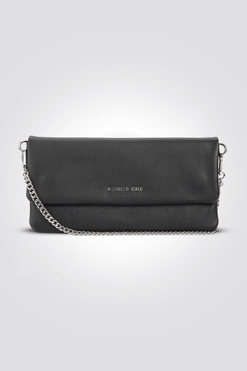 KENNETH COLE - תיק עור קרוס בצבע שחור - MASHBIR//365
