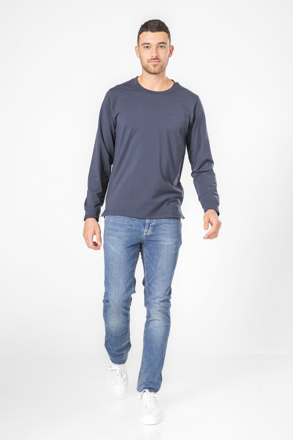 KENNETH COLE - חולצה ארוכה עם לוגו - MASHBIR//365