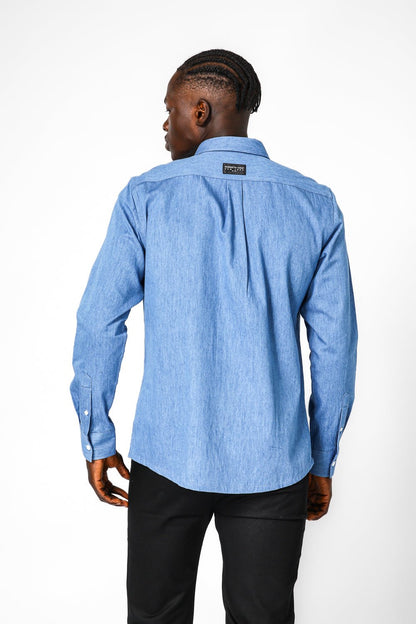 KENNETH COLE - חולצת ג'ינס גזרת מודרן - MASHBIR//365